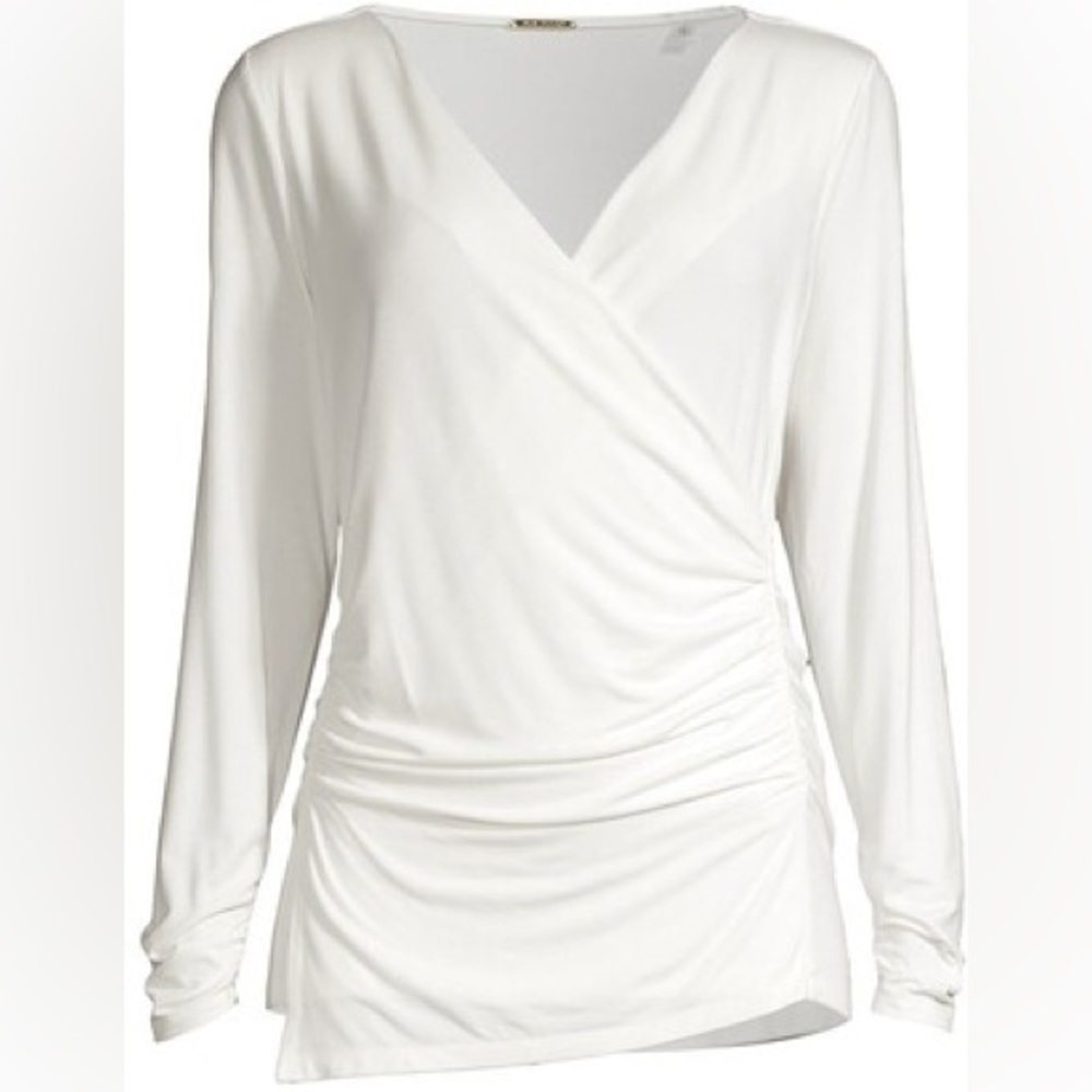 Elie Tahari Wrap Front Top